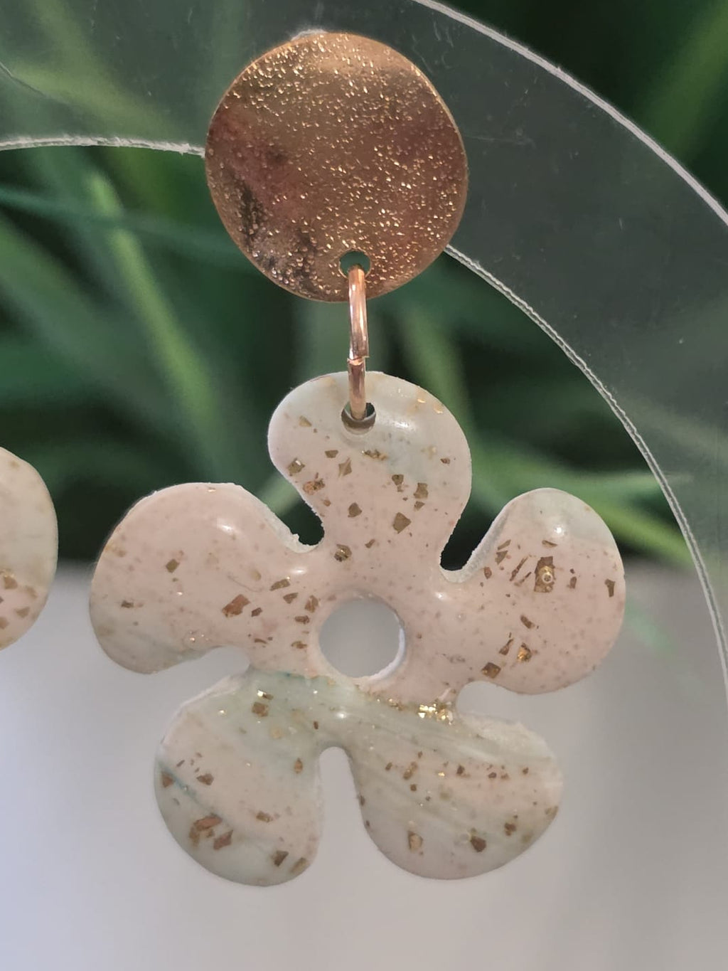 Pastel and Gold Flower