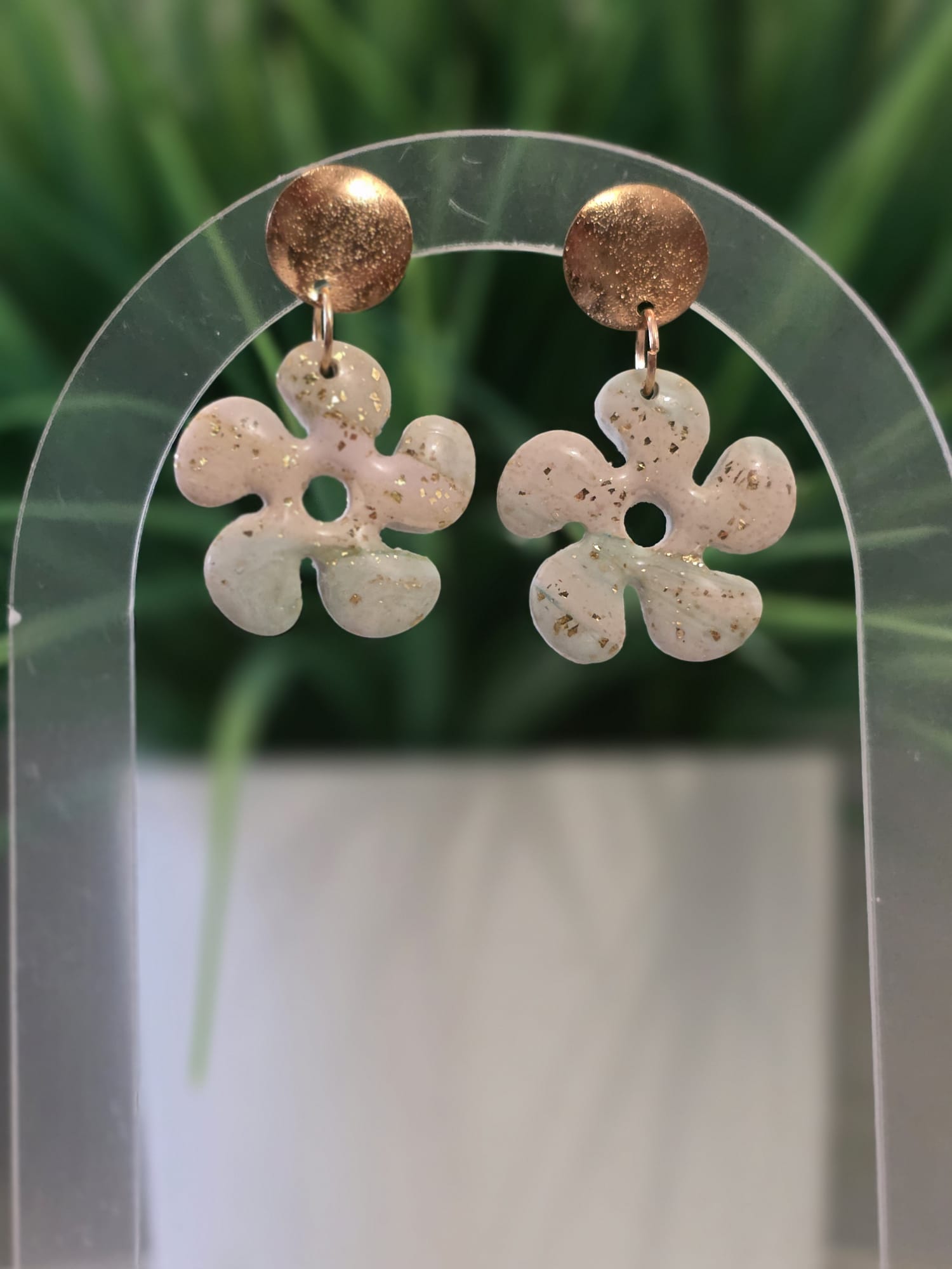 Pastel and Gold Flower